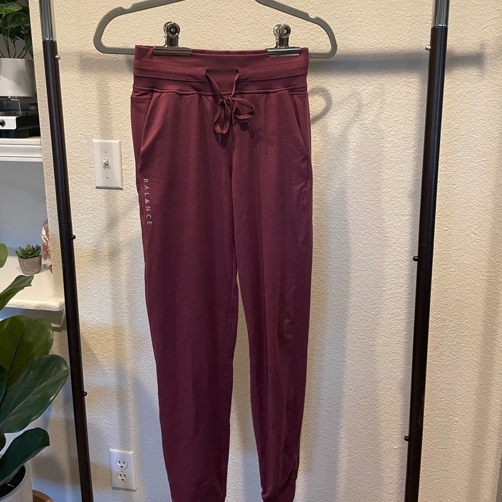 Maroon Joggers | Balance Athletica